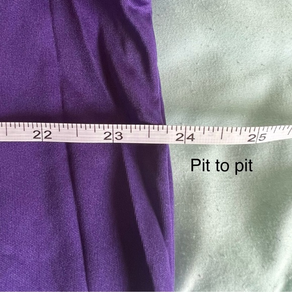 Team 365 Men’s Purple Zone Performance Quarter Zip Shirt - Picture 5 of 6